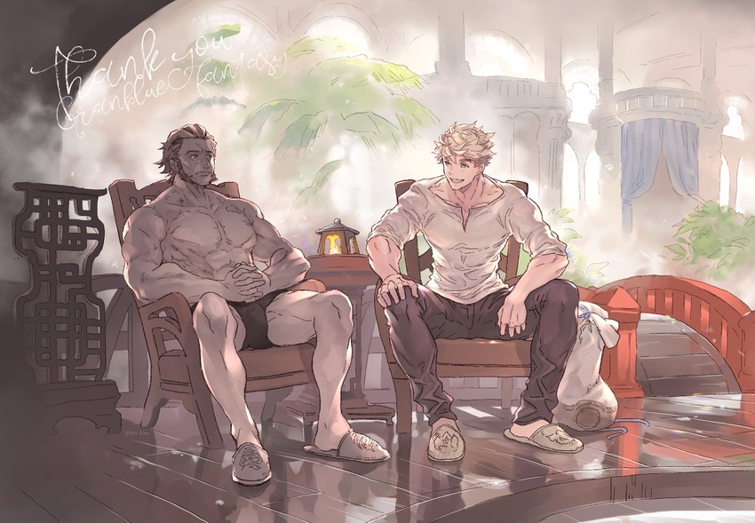 vane and deliford (granblue fantasy) drawn by sky_kbuc
