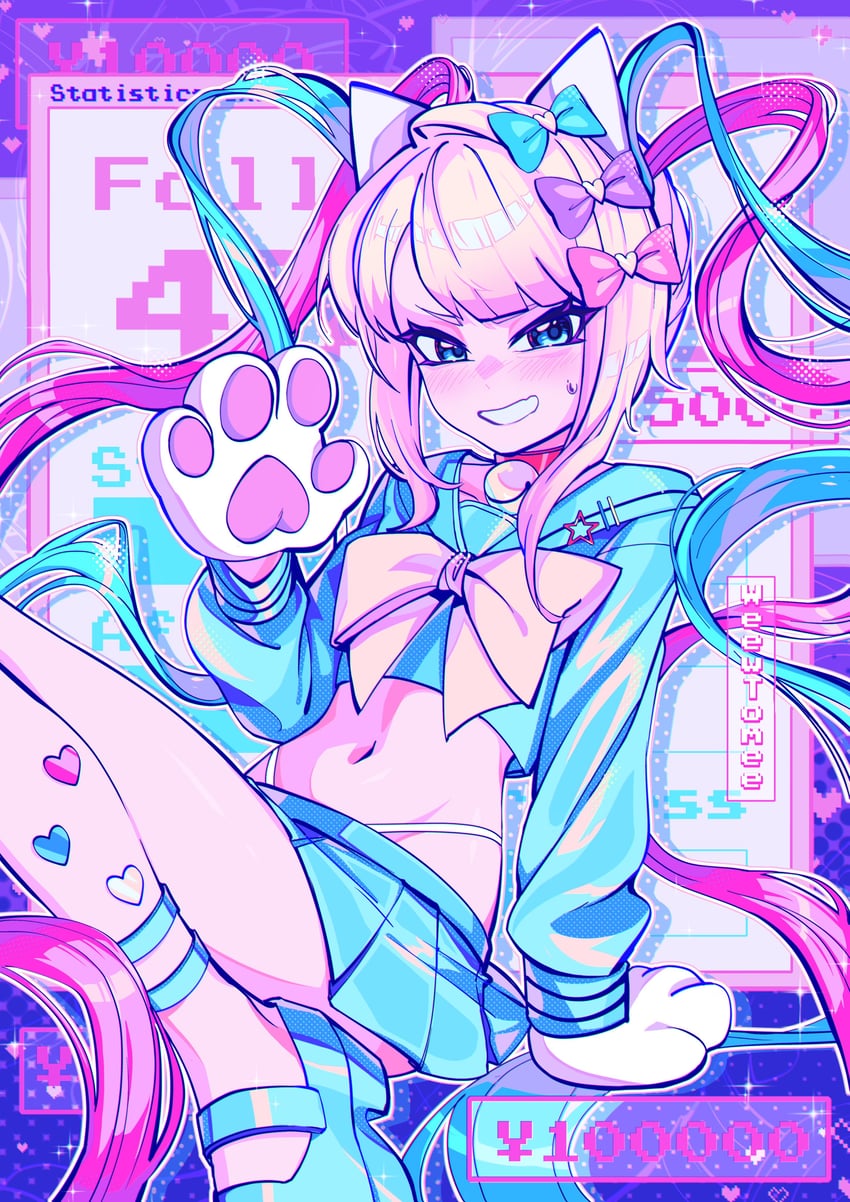 chouzetsusaikawa tenshi-chan (needy girl overdose and 1 more) drawn by weew_tomee