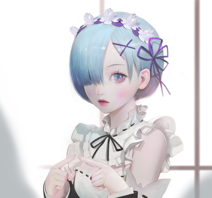 rem (re:zero kara hajimeru isekai seikatsu) drawn by jung_myung_lee