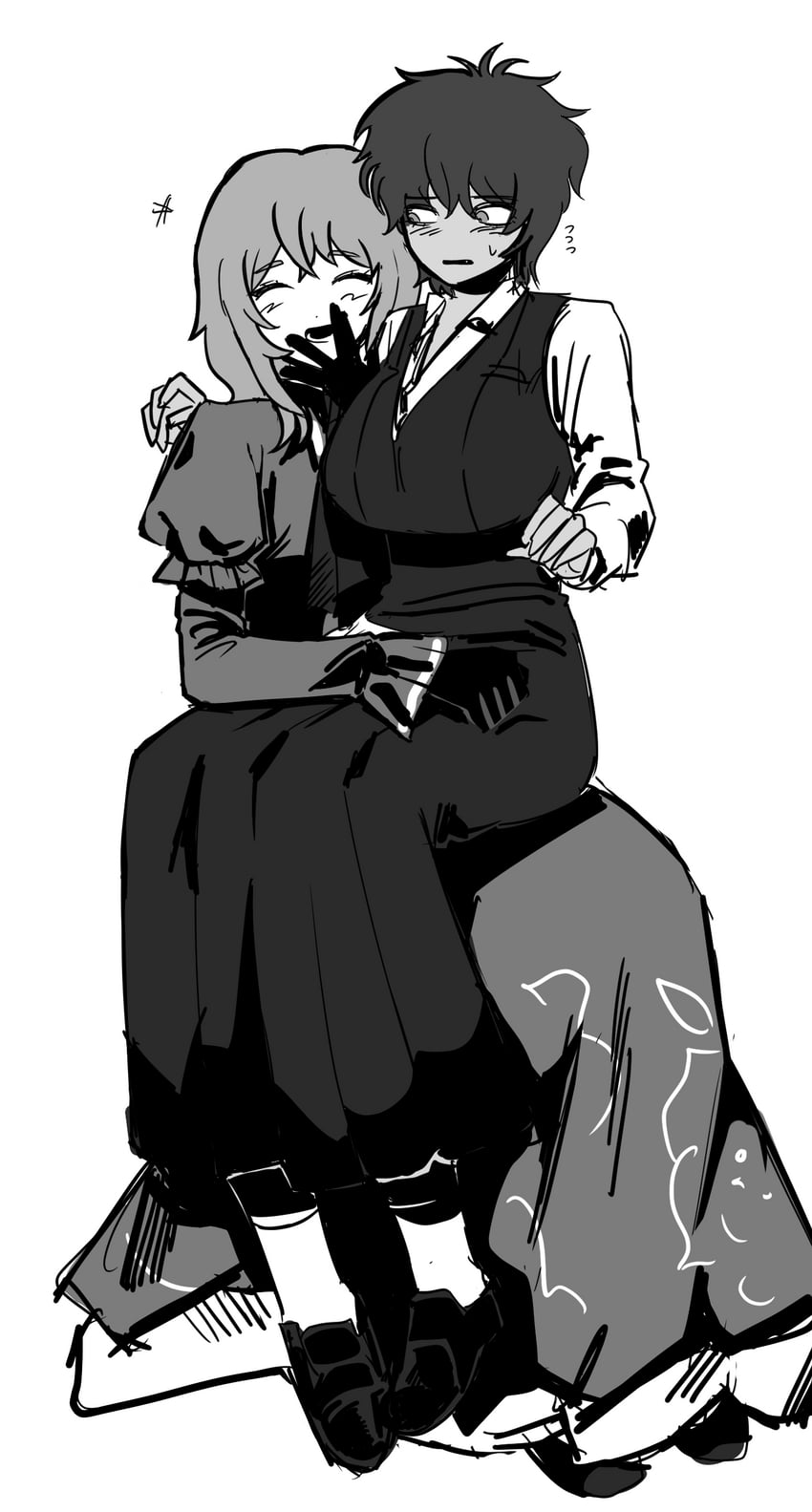 heathcliff and catherine (project moon and 1 more) drawn by ttaldallu
