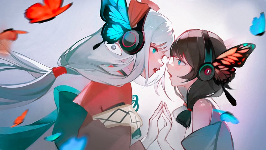 hiyoribou and doumeki (onmyoji and 2 more) drawn by yanxiaoyanyan490