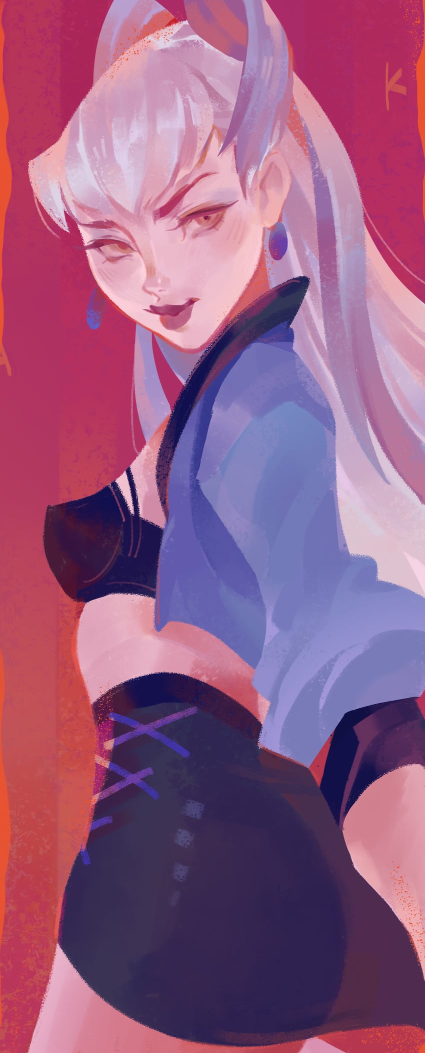 evelynn and k/da all out evelynn (league of legends) drawn by liluuu