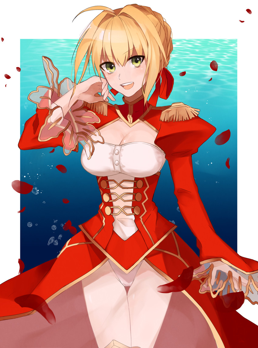 nero claudius (fate and 1 more) drawn by nk