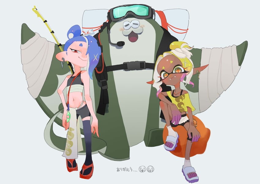 shiver, frye, and big man (splatoon and 1 more) drawn by tcnc_new