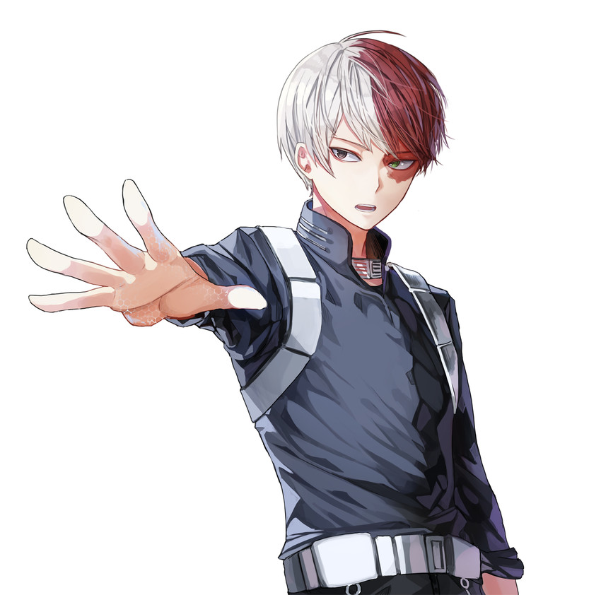 todoroki shoto (boku no hero academia) drawn by kim_eb