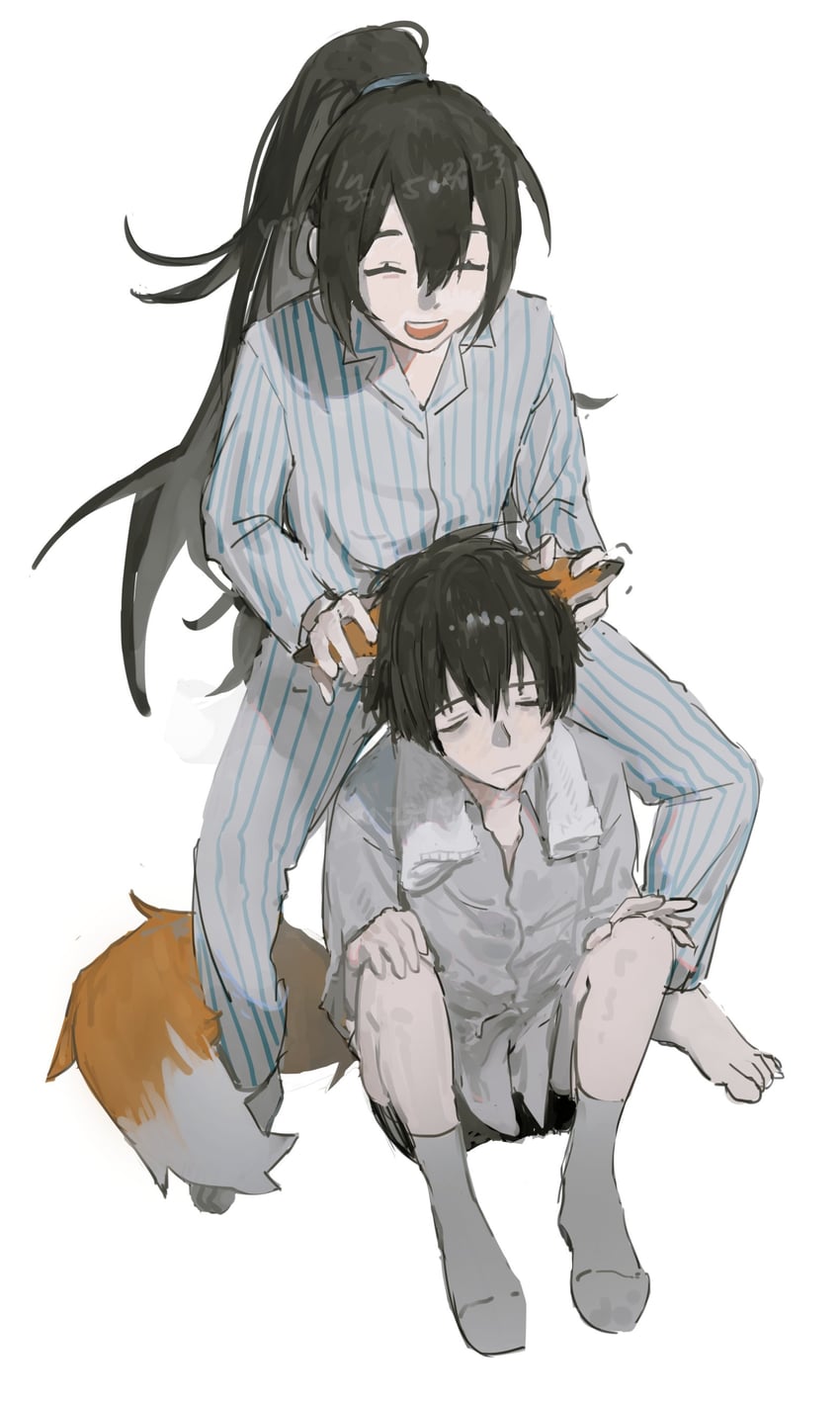 yi sang and hong lu (project moon and 1 more) drawn by yose_(voicepilled)