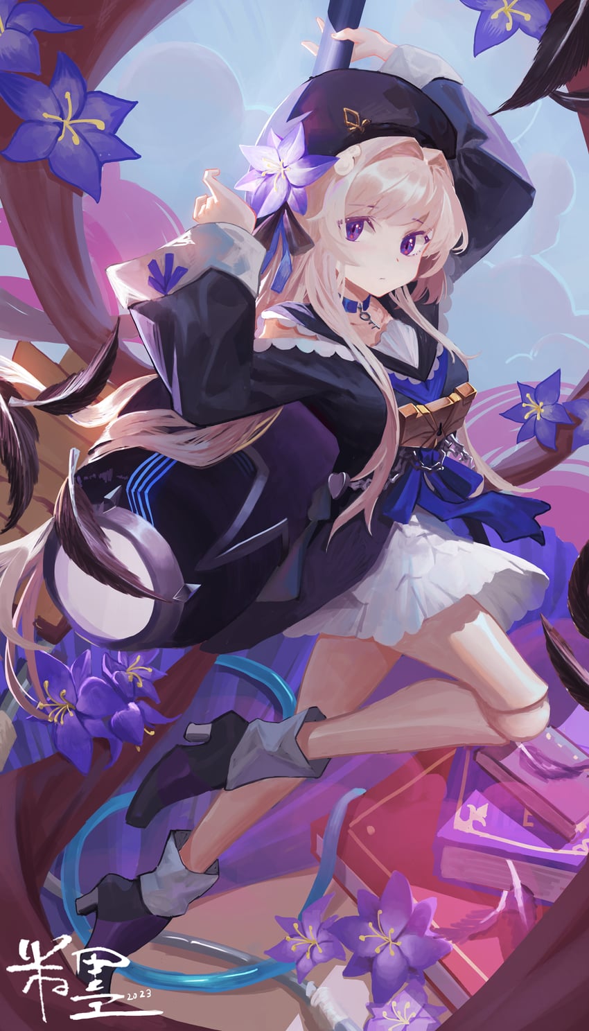 herta (honkai and 1 more) drawn by ink_zi_mo