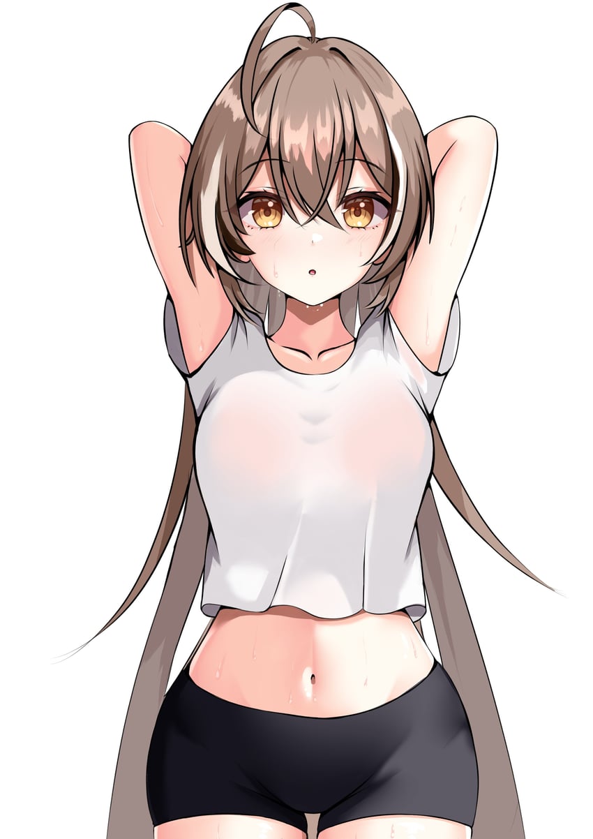nanashi mumei (hololive and 1 more) drawn by panpanmc4