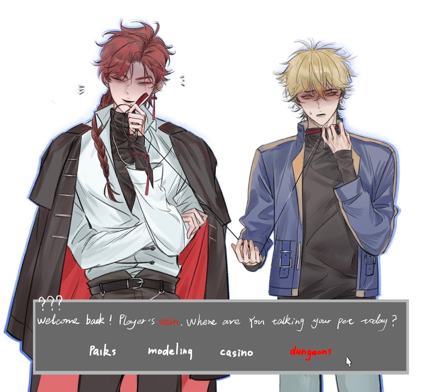 xia fei and xiao weiying (shiguang dailiren) drawn by chumo-qulingxiao