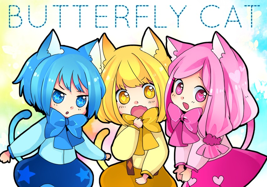 momo, hina, and ao (bemani and 2 more) drawn by bonne_c