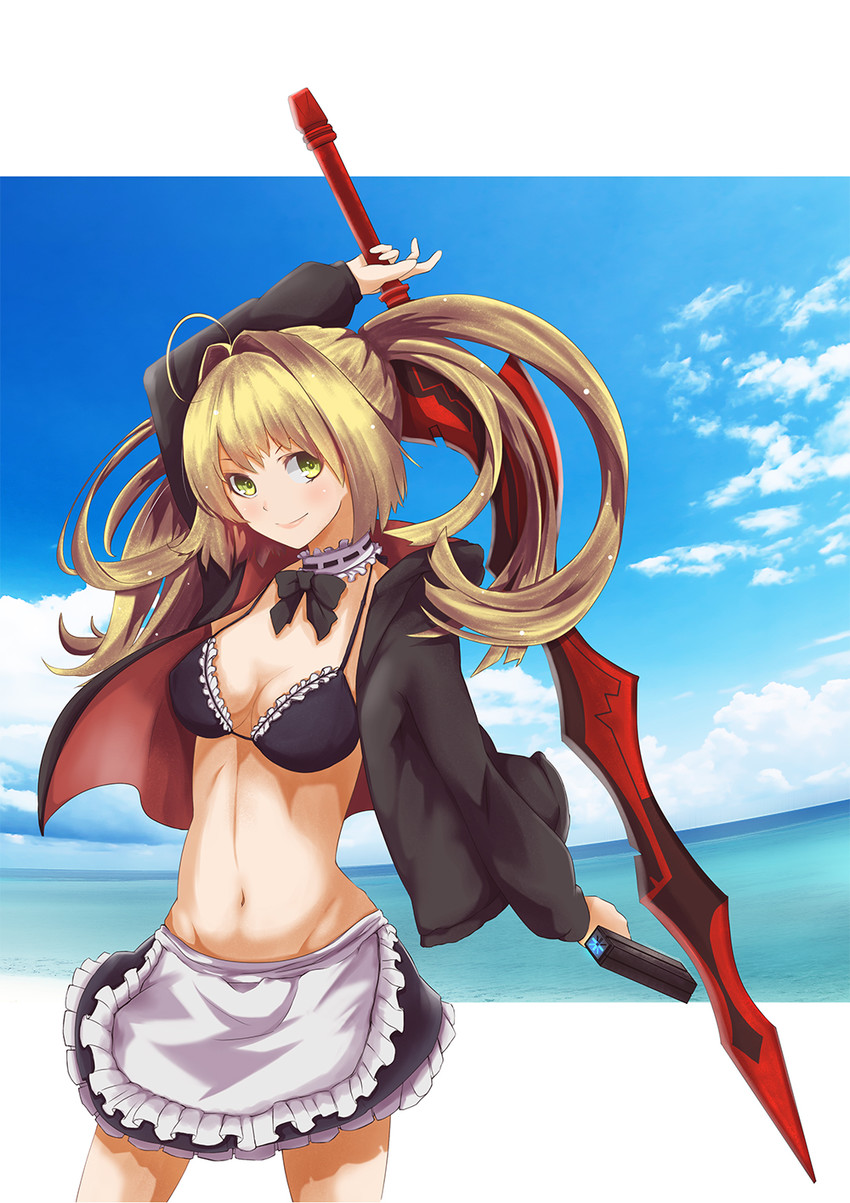 artoria pendragon, nero claudius, and saber alter (fate and 2 more) drawn by crypto_creator