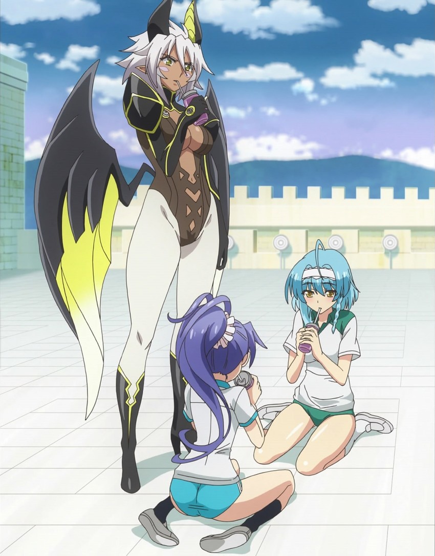 nonaka yuki, zest, and nonaka kurumi (shinmai maou no testament)