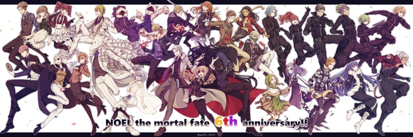 noel cerquetti, fugo dressel, caron, oscar dressel, jillian littner, and 20 more (higyaku no noel) drawn by nanoko and ohira_2p