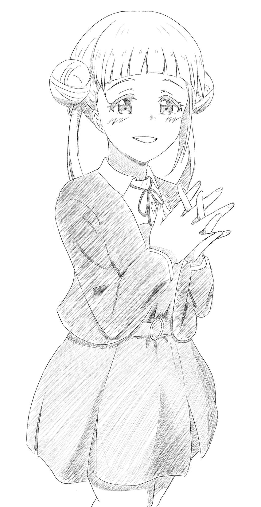 arashi chisato (love live! and 1 more) drawn by com2