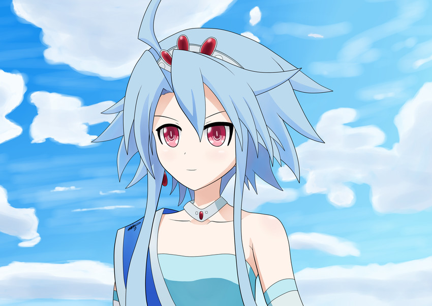 blanc and white heart (neptune) drawn by mimelex