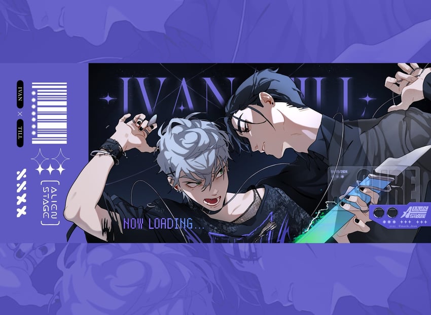 ivan and till (alien stage) drawn by marik_draw