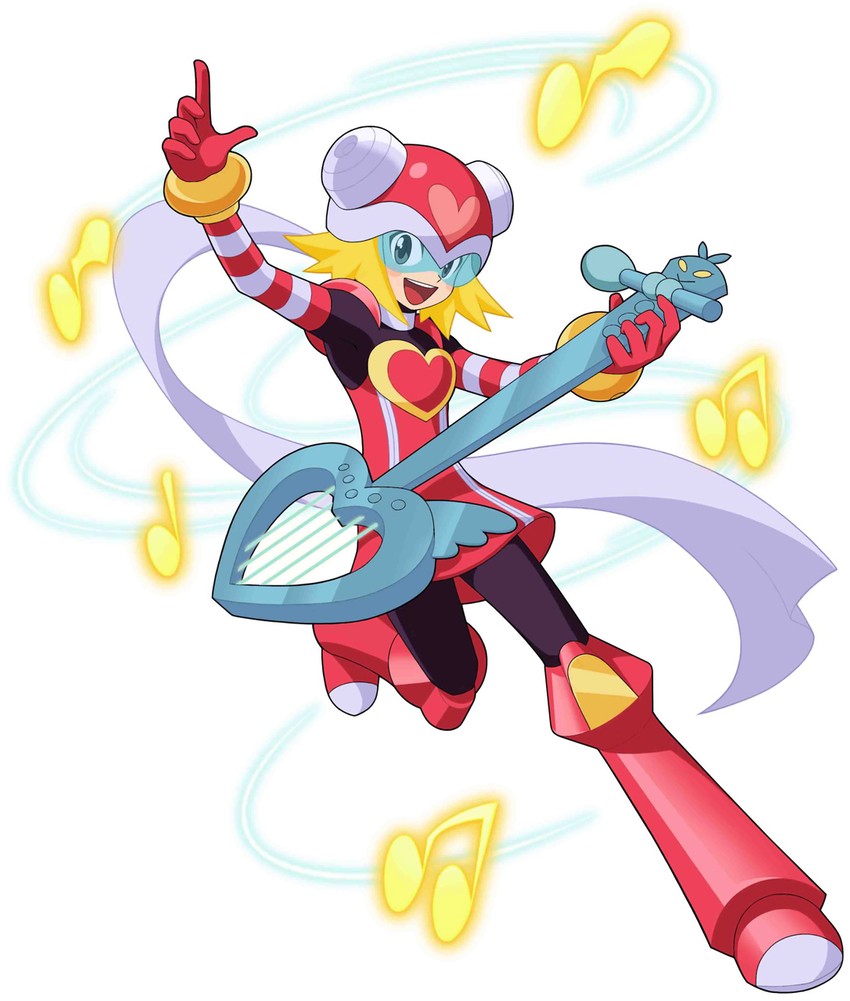 sonia strumm and harp note (mega man and 1 more)