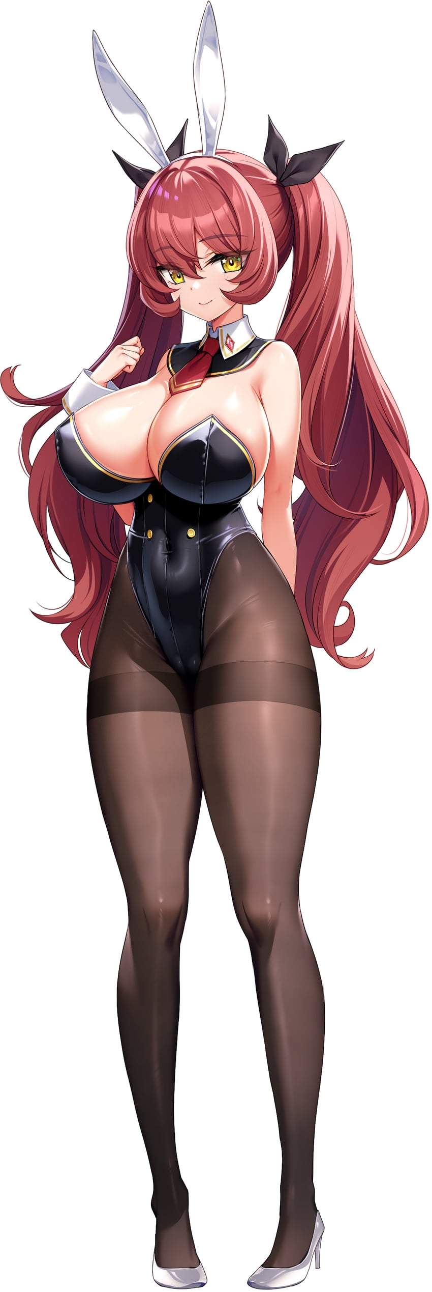 meamea fo rusalka (motto! haramase! honoo no oppai isekai oppai bunny gakuen!) drawn by derauea