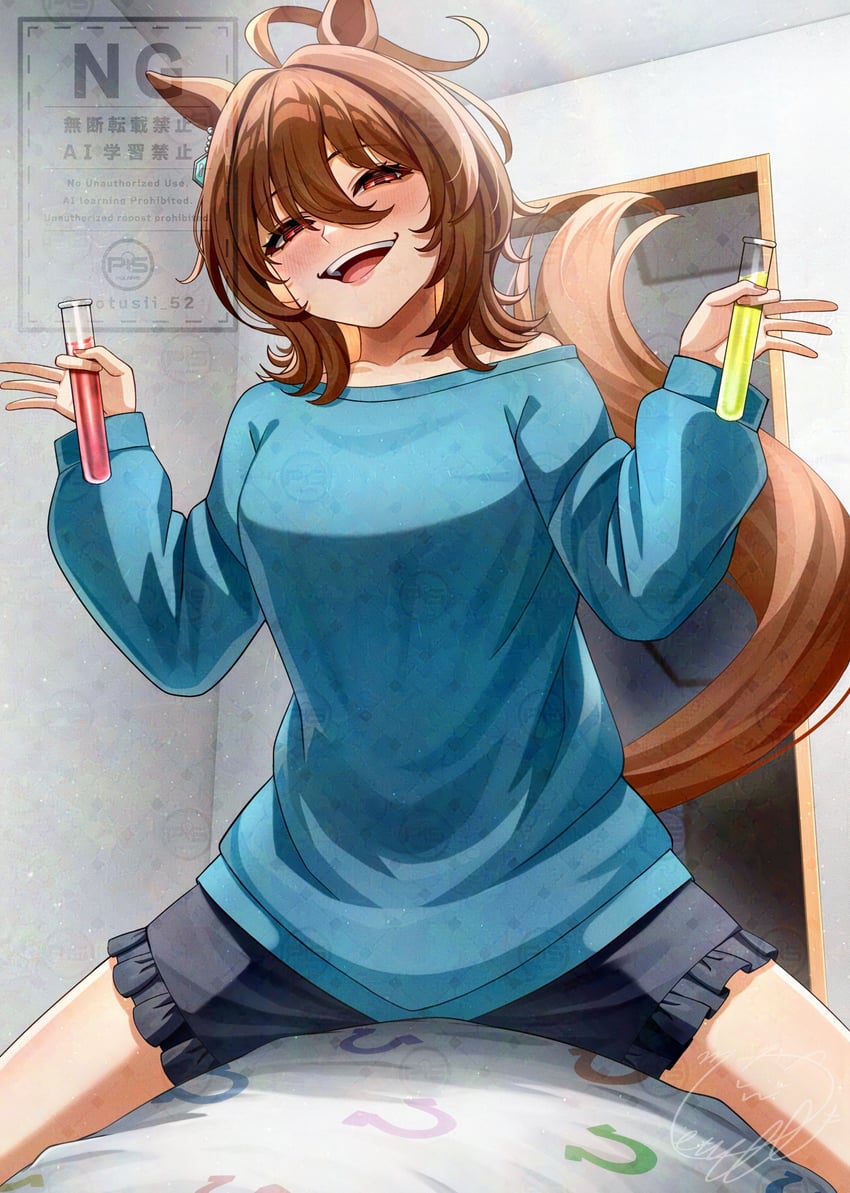 agnes tachyon (umamusume) drawn by motsushi