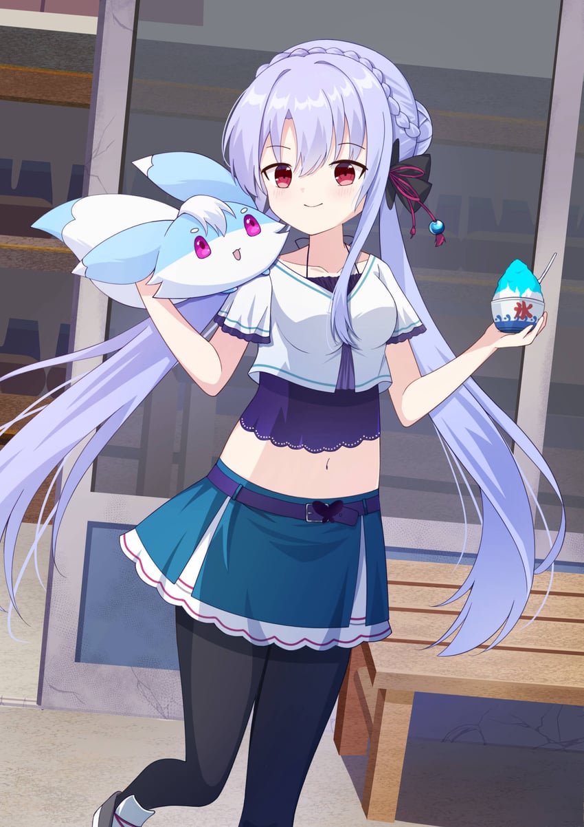 sorakado ao and inari (summer pockets) drawn by kk0220