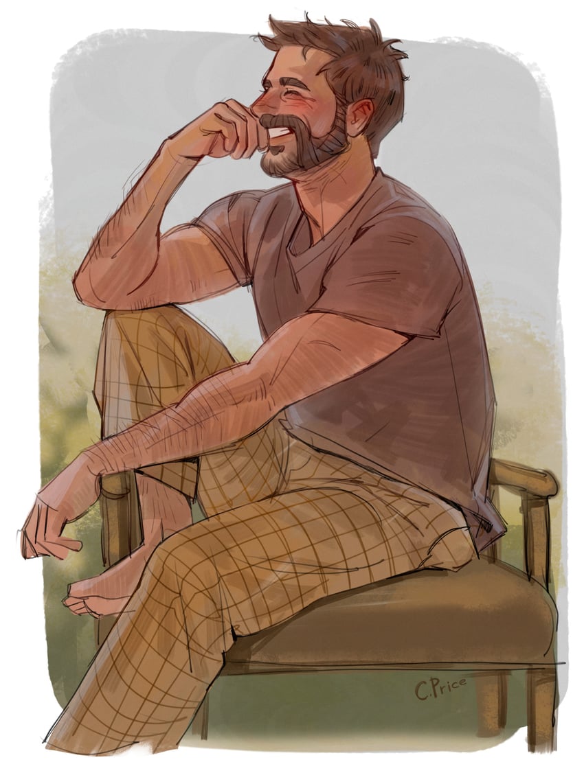 captain price (call of duty and 1 more) drawn by sasha_shkret