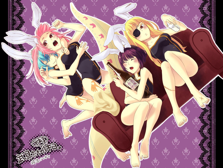 chiester410, chiester45, chiester00, and chiester556 (umineko no naku koro ni) drawn by sb66