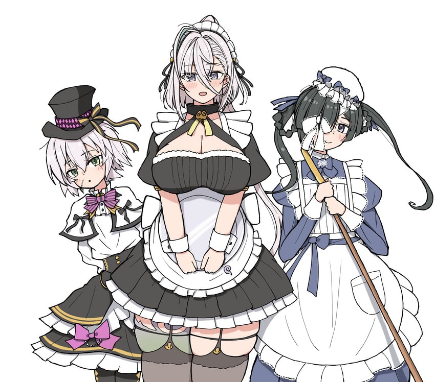 jack the ripper, mochizuki chiyome, and huyan zhuo (fate and 1 more) drawn by azuki_(ne_4zk)