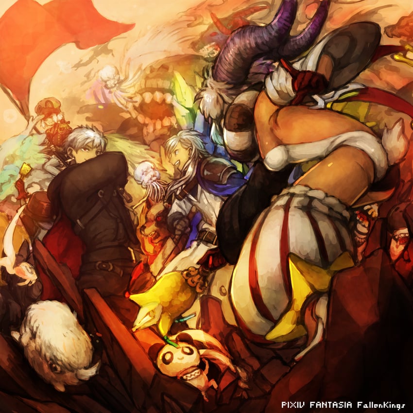 pixiv fantasia and 1 more drawn by akaneko_(redakanekocat)