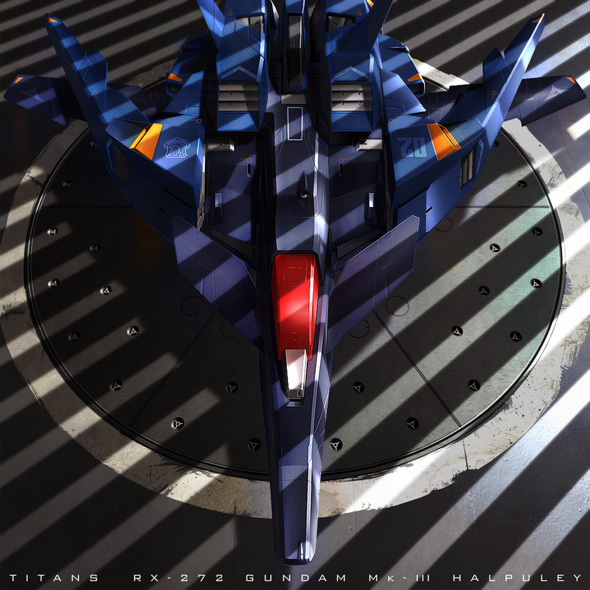 gundam mk iii halpuley (gundam and 1 more) drawn by yamarata