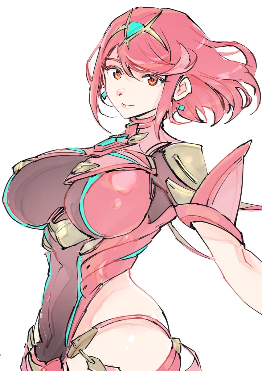 pyra (xenoblade chronicles and 1 more) drawn by ug333333
