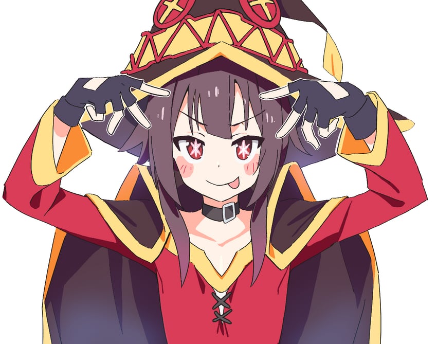 megumin, hoshino ai, and takahashi rie (kono subarashii sekai ni shukufuku wo! and 1 more) drawn by noyama_takenoko