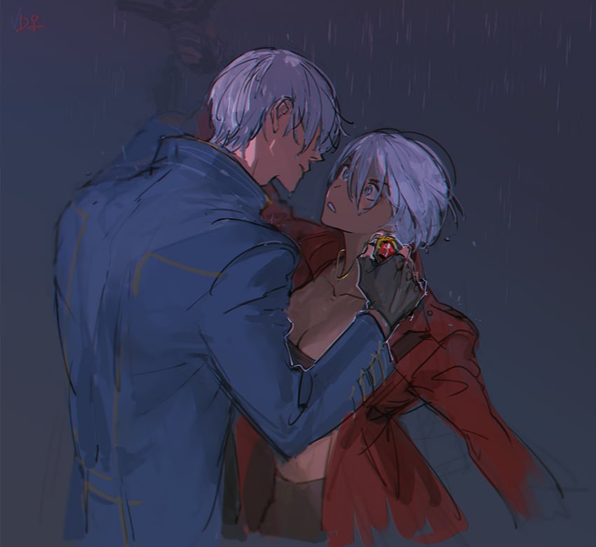 dante and vergil (devil may cry and 1 more) drawn by mlxgdog