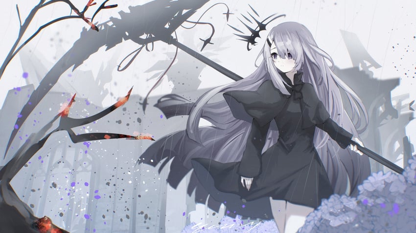 noir (indie virtual youtuber and 1 more) drawn by yoihami_294