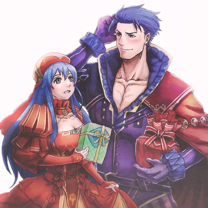 hector and lilina (fire emblem and 3 more) drawn by asukan