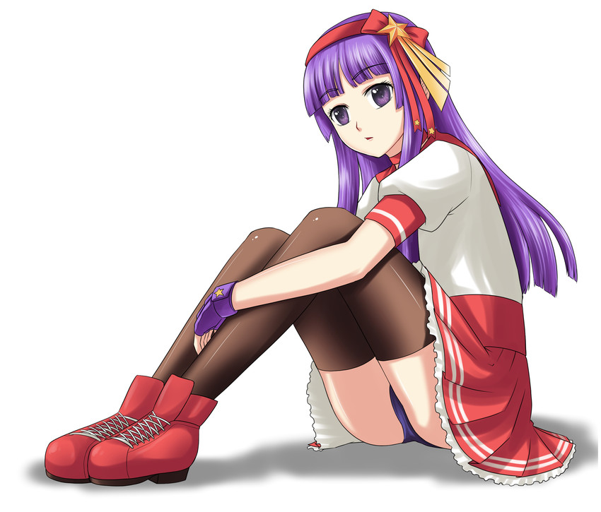 asamiya athena (the king of fighters and 1 more) drawn by johnsonjwj