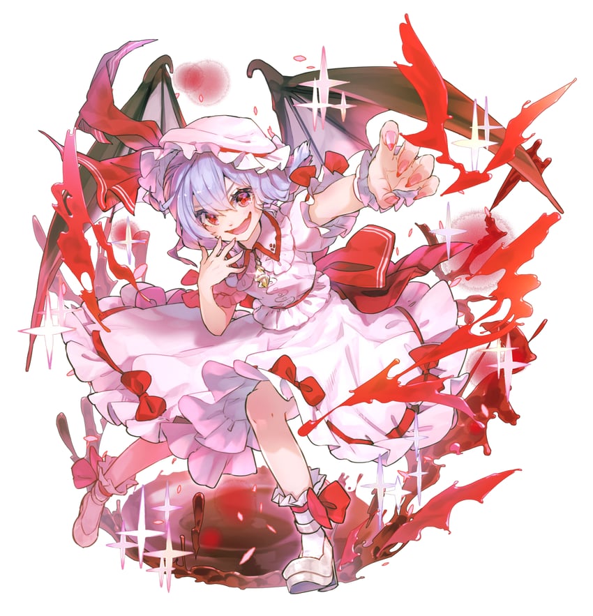 remilia scarlet (touhou and 1 more) drawn by syuri22