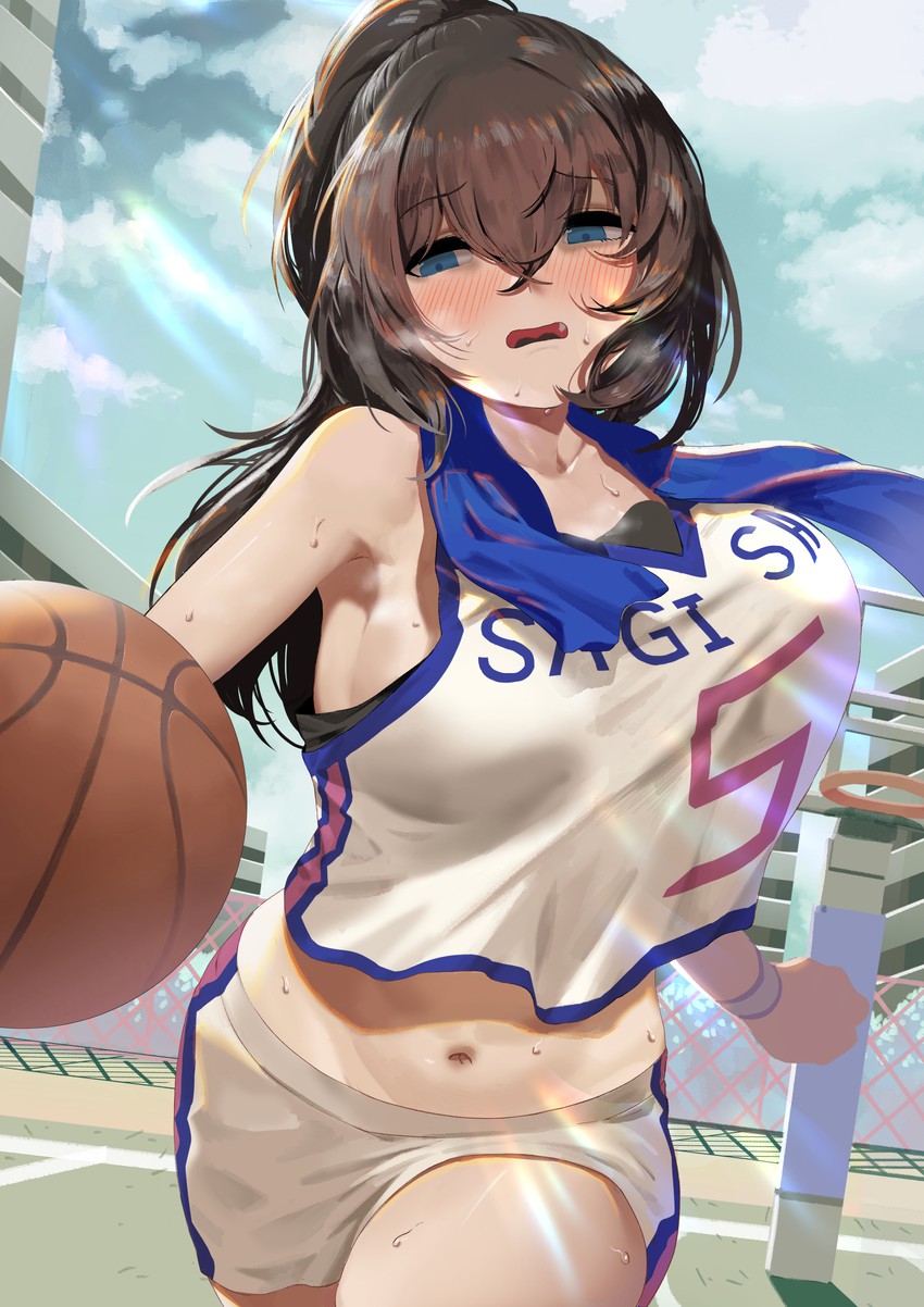 sagisawa fumika (idolmaster and 1 more) drawn by bsue