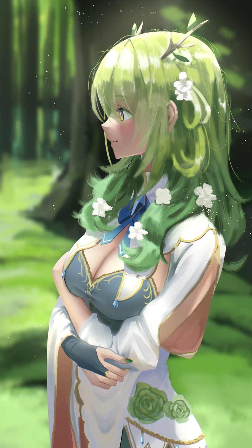 ceres fauna (hololive and 1 more) drawn by yamaharu_(xxzf7284)