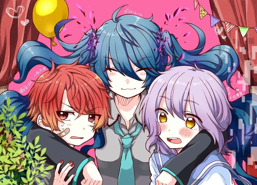 hatsune miku and fukase (vocaloid and 3 more) drawn by beniya_(reito43)