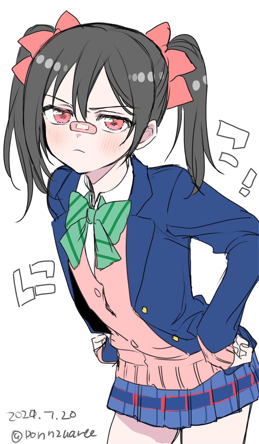 yazawa nico (love live! and 1 more) drawn by amezawa_koma