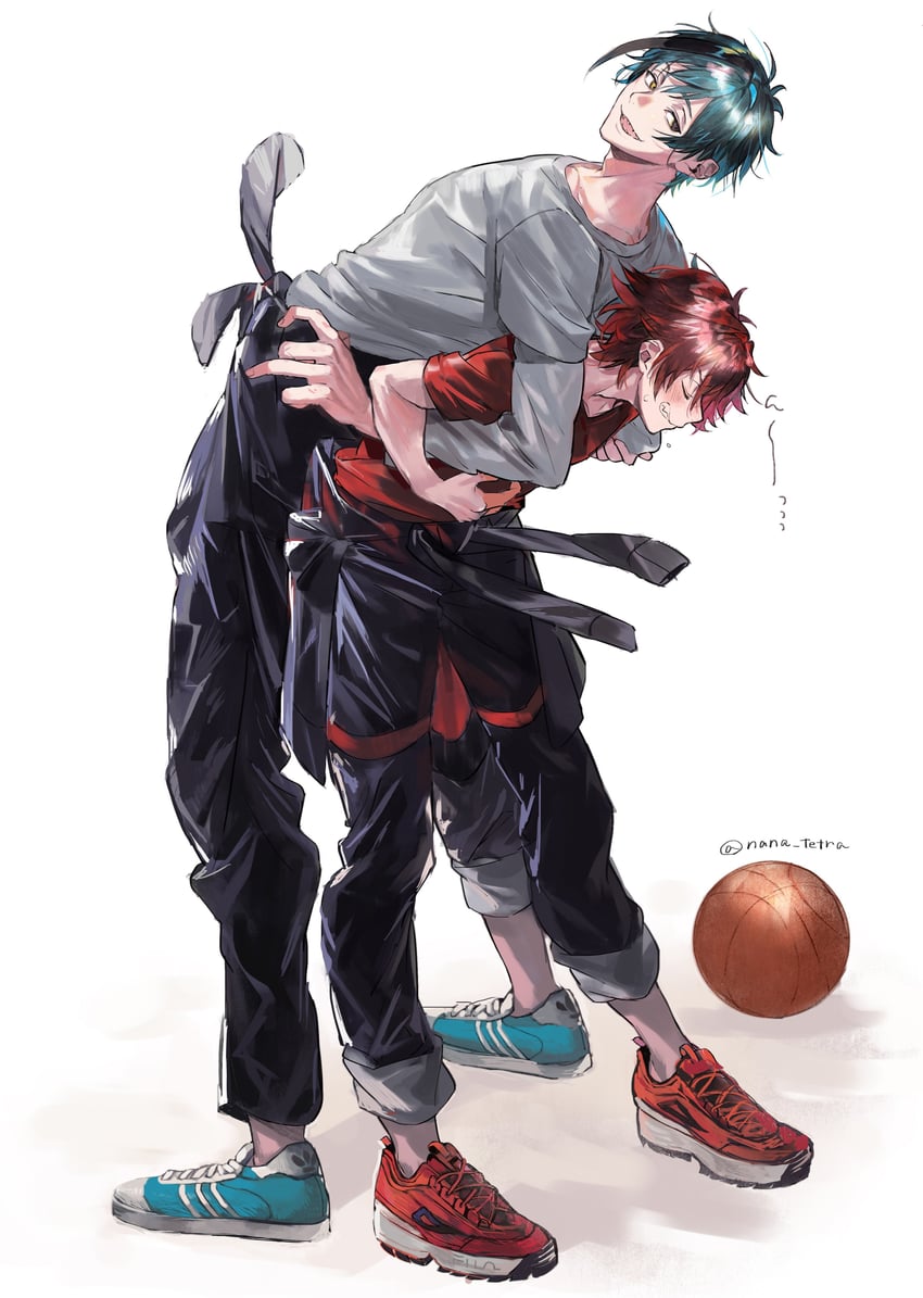 floyd leech and ace trappola (twisted wonderland) drawn by nana_tetra
