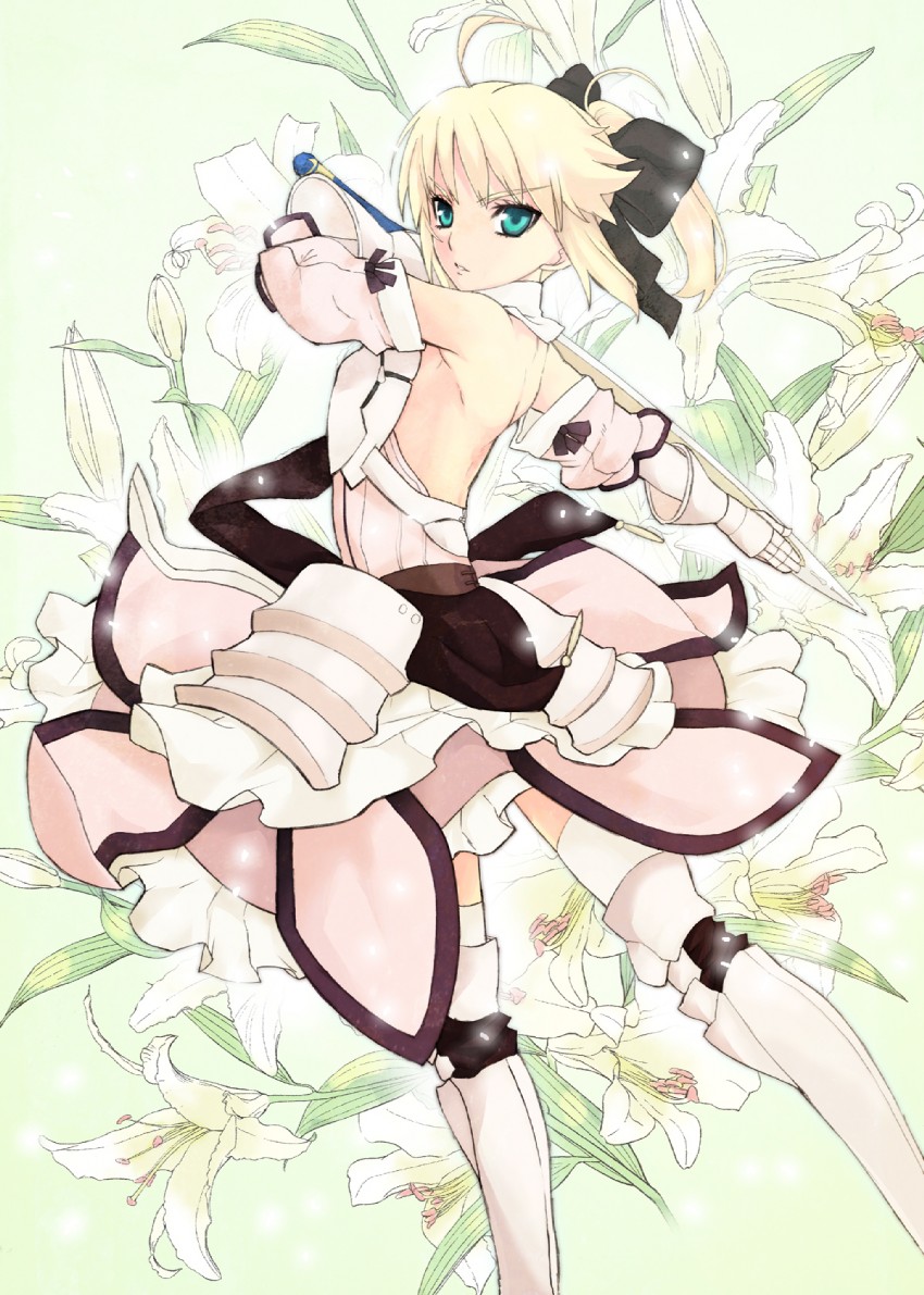 artoria pendragon and saber lily (fate and 1 more) drawn by nagy