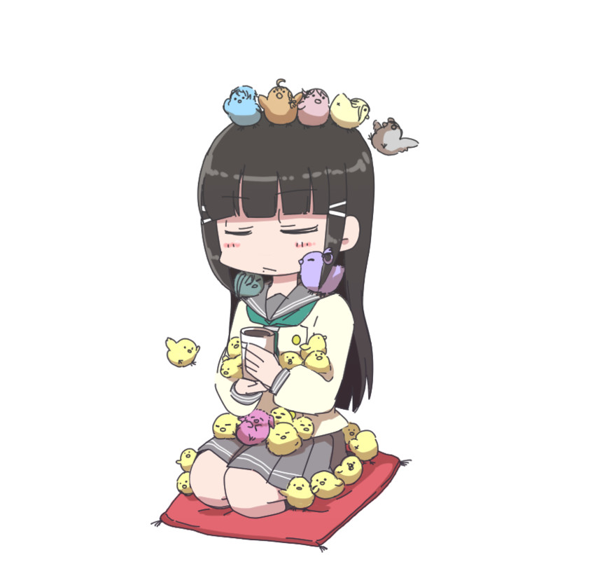 watanabe you, tsushima yoshiko, sakurauchi riko, takami chika, matsuura kanan, and 4 more (love live! and 1 more) drawn by dental_(dentalsan)