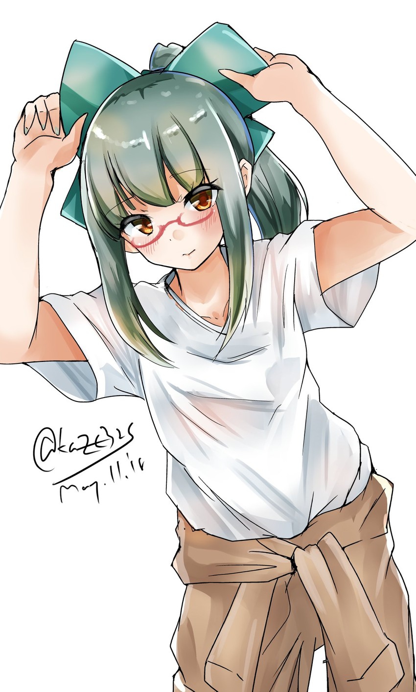 yuubari (kantai collection) drawn by kazu_(really_in_hot_water_now)