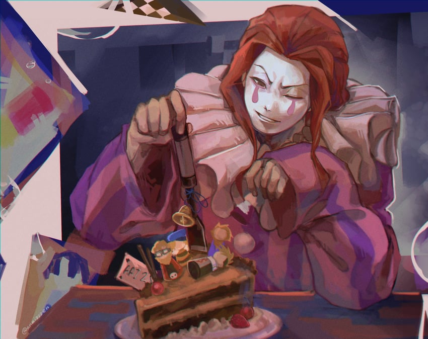 simeon saint, excelcius winner, bronco knight, fifi laguarde, and di-jun wang (ace attorney and 2 more) drawn by anaizzzen
