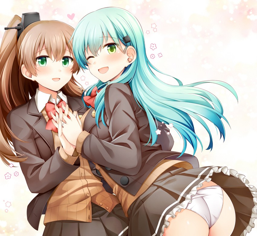 suzuya, kumano, suzuya kai ni, and kumano kai ni (kantai collection) drawn by rui_shi_(rayze_ray)