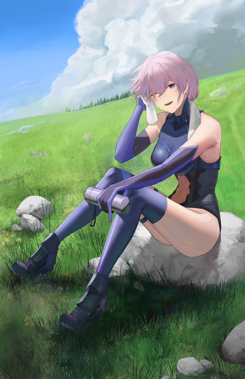 mash kyrielight (fate and 1 more) drawn by fi_ao