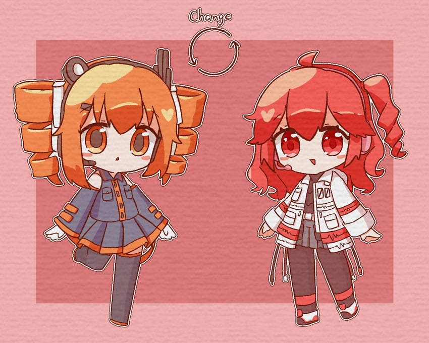 kasane teto and adachi rei (utau and 1 more) drawn by hyouenn