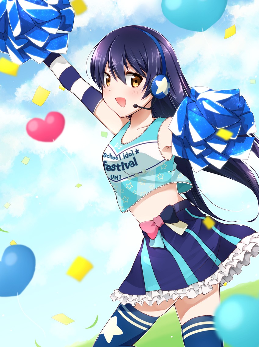 sonoda umi (love live! and 2 more) drawn by misora_deco