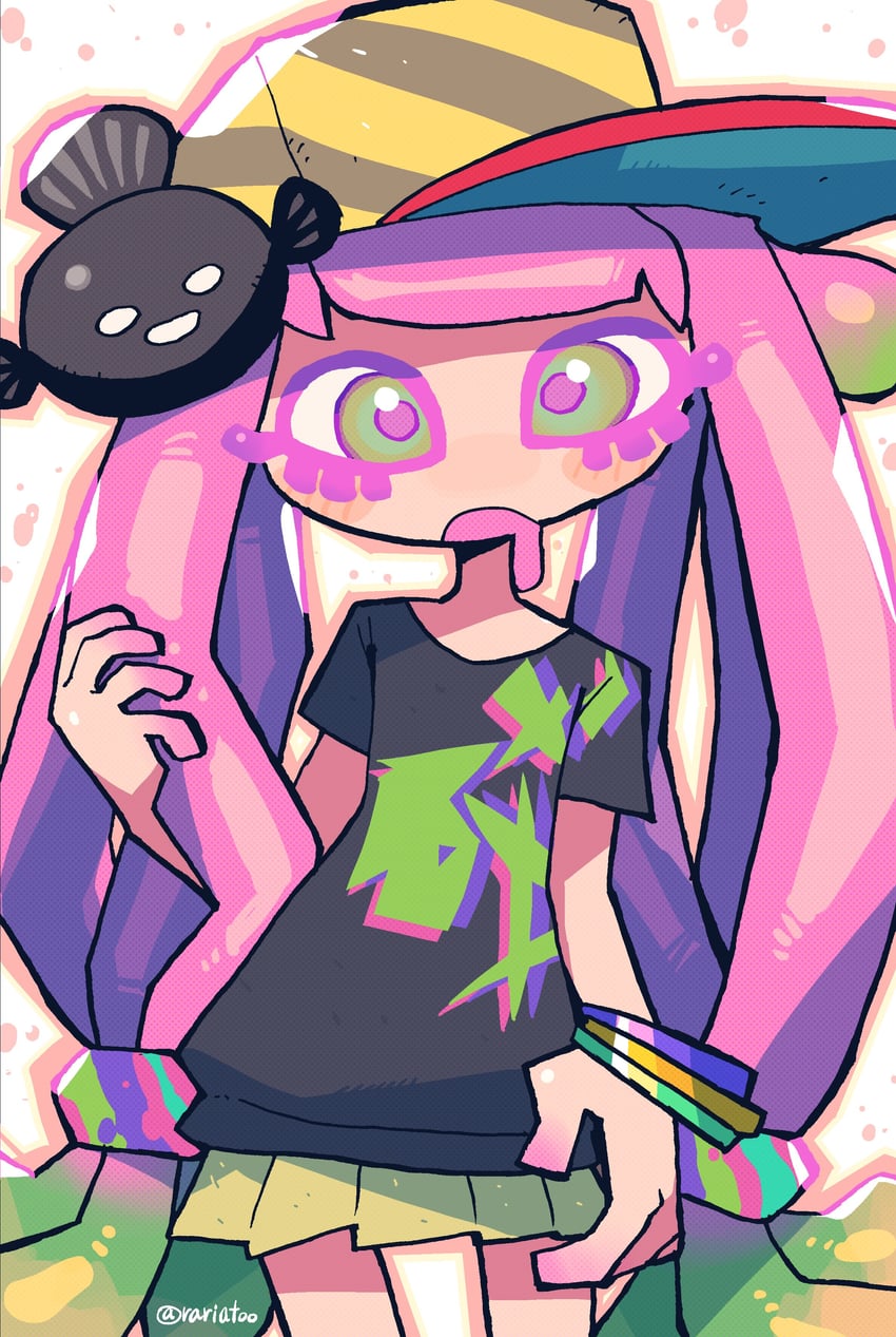 harmony and harmony's clownfish (splatoon and 1 more) drawn by rariatto_(ganguri)
